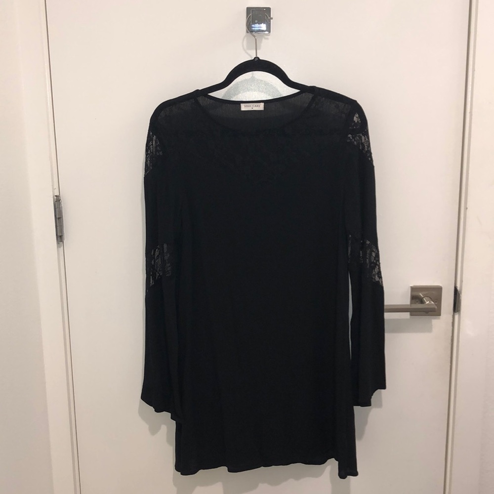 Black long sleeve dress or shirt